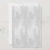 Red Train Wilderness Boy Baby shower Kaart (Achterkant)