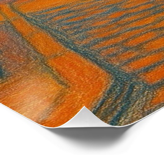 Red Tramway Perfect Poster (Hoek)