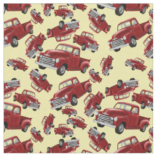 Red Trck Fabric Stof