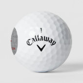 Red Tree of Hearts Personalized Golf Balls Golfballen (Logo)