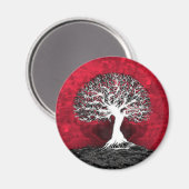 Red Tree of Life Magneet (Voorkant / Achterkant)