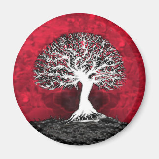 Red Tree of Life Magneet