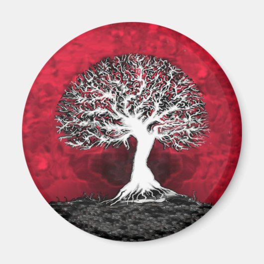 Red Tree of Life Magneet (Voorkant)