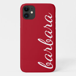 Red Trendy Script op maat Case-Mate iPhone Case
