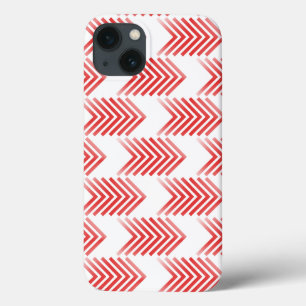 Red Tribal Arrow-patroon iPhone 13 Hoesje