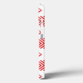 Red Tribal Arrow-patroon Case-Mate iPhone Case (Achterkant / Links)