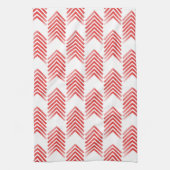 Red Tribal Arrow-patroon Theedoek (Verticaal)