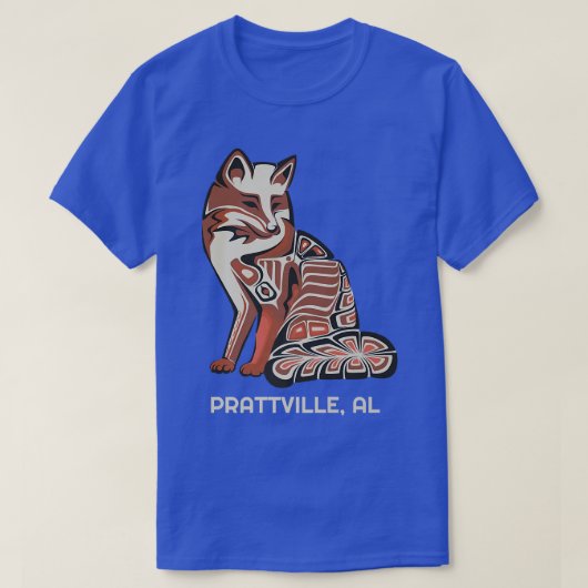 Red Tribal Fo Prattville Native American Artwork T-shirt (Design voorkant)