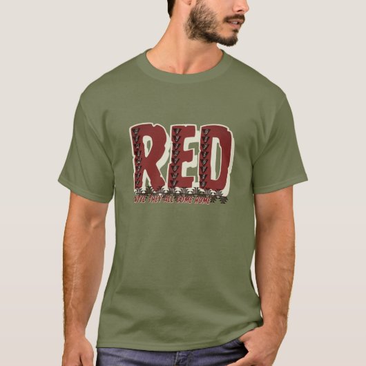 RED Tribal T-shirt - eer onze inzet (Voorkant)
