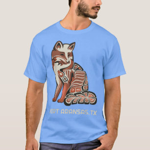 Red Tribal van Aransas Native American Artwork Sty T-shirt