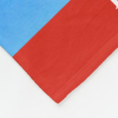 Red Trimmed Hilton Head Harbour Town Lighthouse Fleece Deken (Hoek)