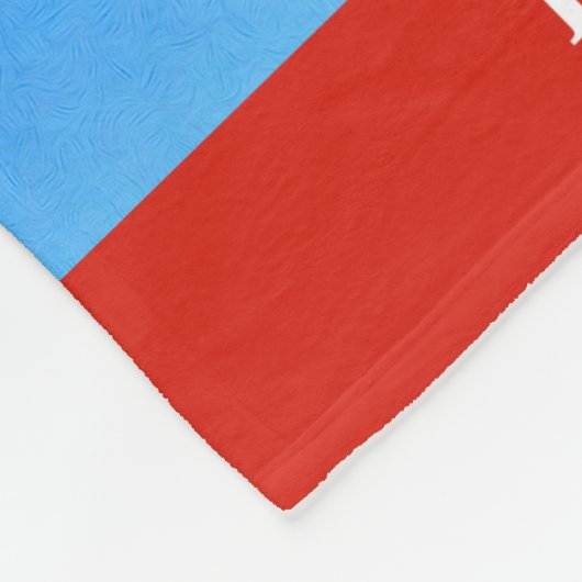 Red Trimmed Hilton Head Harbour Town Lighthouse Fleece Deken (Hoek)