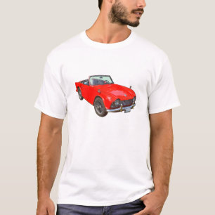 Red Triumph Tr4 Convertible Sportscar T-shirt