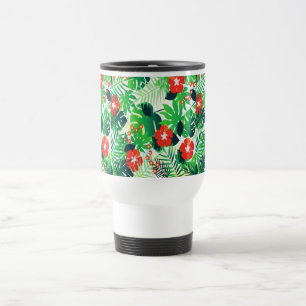 Red Tropical Flowers Design Reisbeker
