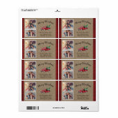 Red Truck 2 Etiket (Full Sheet)