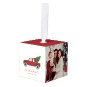  Red Truck 3 Foto Decoratie (Voorkant hoekig)