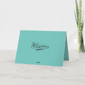 Red Truck 4x4 met Sable Sheltie, in Sneeuwvakantie Feestdagen Kaart (Achterkant)