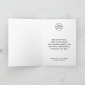 Red Truck and Tree Corporate Holiday Feestdagen Kaart (Binnen)