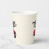 Red  Truck Birthday Custom Paper Cups Papieren Bekers (Links)