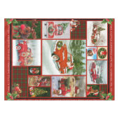 Red Truck Blanket Red Truck Gift, prettig kerstfee Tafelkleed (Voorkant (Horizontaal))