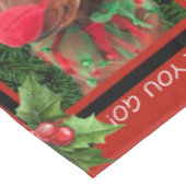 Red Truck Blanket Red Truck Gift, prettig kerstfee Tafelkleed (Gekanteld)