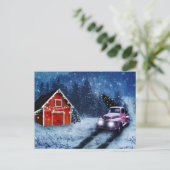  Red Truck Briefkaart (Staand voorkant)