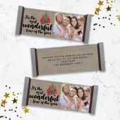 Red Truck Burlap Snoep Bar Wrapper