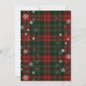  Red Truck Business Kerstparty Kaart (Achterkant)