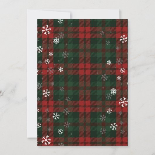  Red Truck Business Kerstparty Kaart (Achterkant)