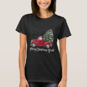 Red Truck Christmas Shirt - Merry Christmas Yall  (Voorkant)