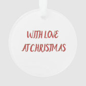  Red Truck Duitse naam van Shephard   Ornament (achterkant)