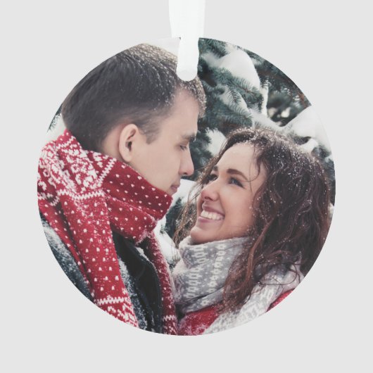 Red  Truck | Eerste Kerstdag Ornament (achterkant)