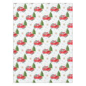  Red Truck en kerstboom Tafelkleed (Voorkant)