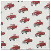 Red Truck Fabric Stof (Swatch)