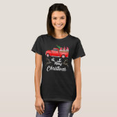 Red Truck Gnomes kerst Shirt - Merry (Voorkant volledig)