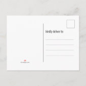 Red Truck Holly Jolly Kerstfeest Uitnodiging Briefkaart (Achterkant)