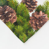 Red Truck-kerstbanket Fleece Deken (Hoek)