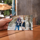  Red Truck Kerstfotokaart 1 Foto Feestdagenkaart