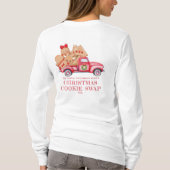 Red Truck Kerstkoekje Swap T-shirt (Achterkant)