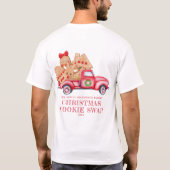  Red Truck Kerstkoekjeswisselaar T-shirt (Achterkant)