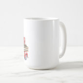 Red Truck Kerstmis Mok (Voorkant rechts)