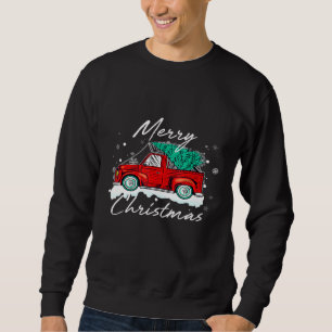 Red Truck Kerstmis Pajama Light Xmas  Coun Trui