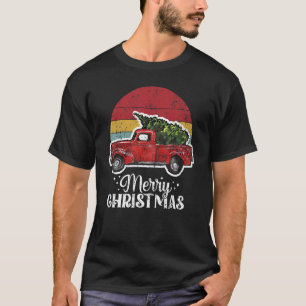 Red Truck Kerstmis Pj Costume Party Red T T-shirt
