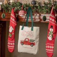 Red Truck | Kerstmonogram voor het gezin