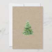 Red Truck Kerstparty Uitnodiging (Achterkant)