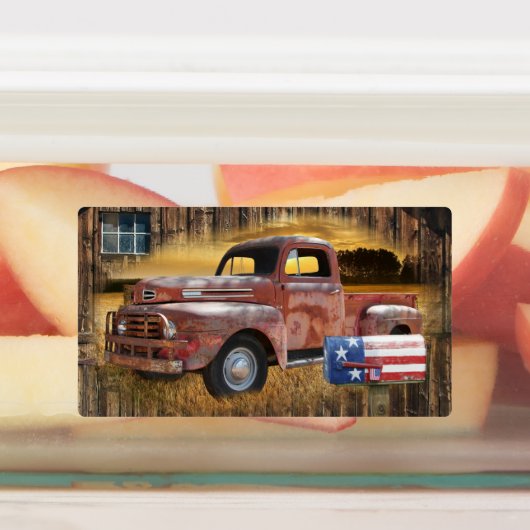 Red Truck Labels (Aangebracht)