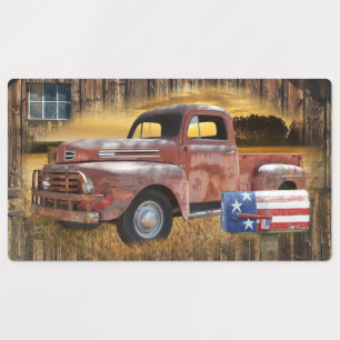 Red Truck Labels