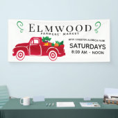 Red Truck | Marktsignalen voor landbouwers Spandoek (Beurs)