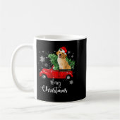 Red Truck Merry Christmas Tree Golden Retriever Ch Koffiemok (Links)