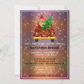 Red Truck Merry kerstboom Brunch Dinner Roos Kaart (Voorkant)